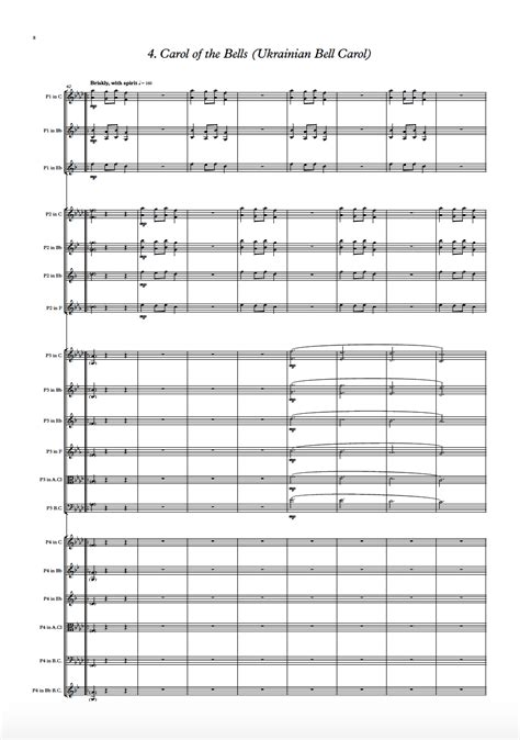 Carols For Four (or More) - 15 Carols With Flexible Instrumentation - Full Score - Score Only